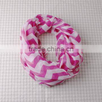 Red Chevron Cotton Scarf Women Winter Scarf photo-5