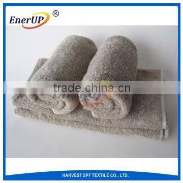 Copper ion implantation bamboo fiber antibacterial towel