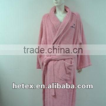 cheap 100% cotton terry bathrobes women