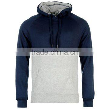 Custom Designs Two Color Plain Cotton Hoodie For Men photo-5