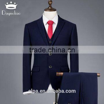 Daynoliao 3 Piece Men Suits Designer Slim Fit Made to Measure Black Navy Formal Business Suits for Men photo-2