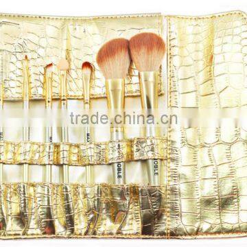 Golden 7 Pieces Of Cosmetics Makeup Brush Set photo-3