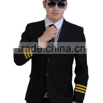 Juqian High Quality Custom Suits Design Unisex Airline Pilot Uniform Clothing AviatorJacket/Unisex Pilot Uniform Suit photo-5