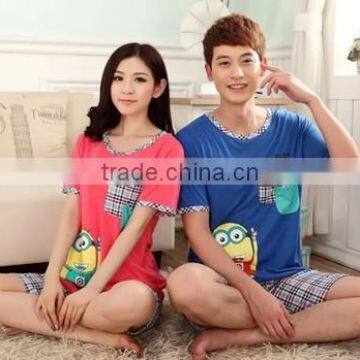 2015 Wholesale Colour Couple Pajamas Set photo-3