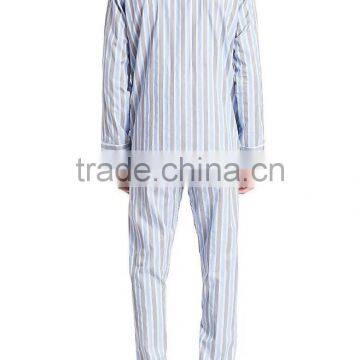 Hot Selling Stripes Wholesale Cotton Pajamas Sleepwear for Men's photo-2