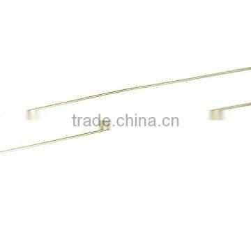 Copper Beading Wire Thread Cord Round Gold Plated 0.25mm Dia. , 2 Rolls photo-3