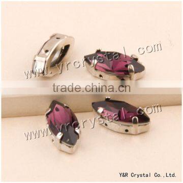 Navette crystal fancy stone 5*10mm,7*15mm, 9*18mm 17*32mm amethyst crystal rhinestone