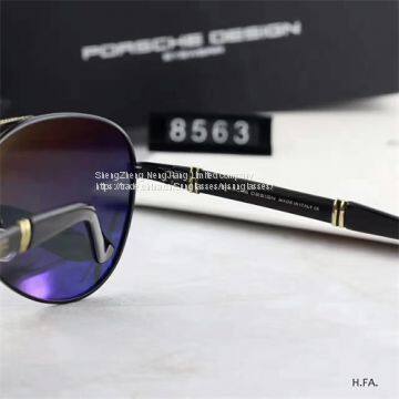 Man Woman Metal Polarized Sunglasses