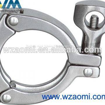 Stainless steel competitive price sanitary quick release adjustable triclover pipe clamp