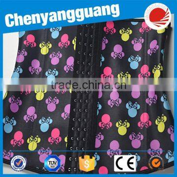 CYG-underbust Fat Burning Corset Vest Waist Trainer 9 Steel Bones photo-3