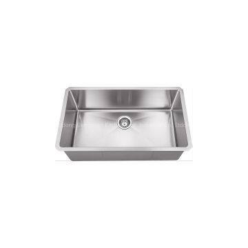Stainless Steel Single Large Bowl Undermount Handmade Sink