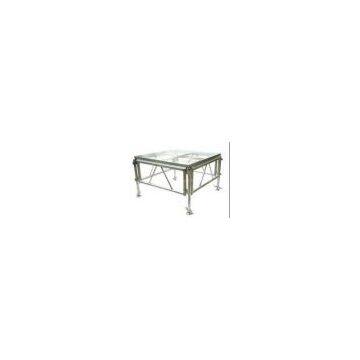 aluminum clear Acrylic glass decoration wedding stage