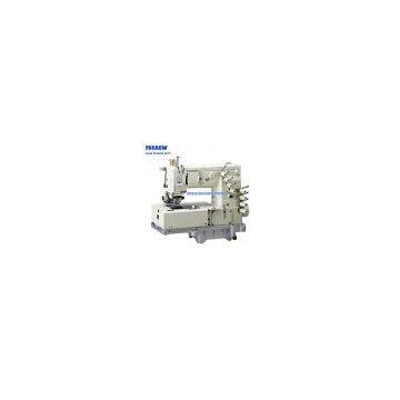 4-needle flat-bed double chain-stitch machine for waistband