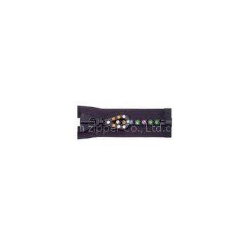 Decorative Two-way Open End Diamond Zippers For Garment And Handbag