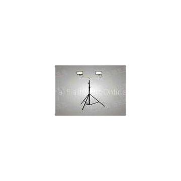 High Mast Telescopic Portable Light Towers , 2 * 500w 2 * 10000lm