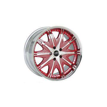 RED Car Chrome Wheel Rims Forged Aluminum