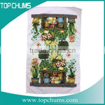 Quality cheap microfiber printed custom printed teatowels,microfiber cheap tea towels,silk screen printed tea towels