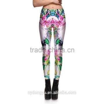 white lotus deer jogging yoga legging capris/morning xg plus size fitness training athletic legging/ tight sports pants