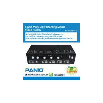 4-port Multi-view Roaming Mouse KUMA Switch