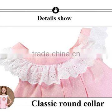 Frozen Original Design Best Price Cotton Casual Dress Designs for Pakistani Girls Lace Child Dress photo-4