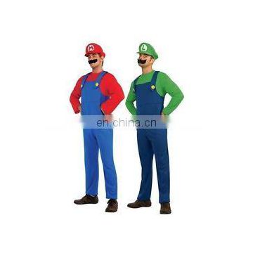 good quality fancy dress costume adult Men Super Mario Costumes AGM2002