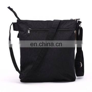 Fashion Shoulder Bag Nylon Messenger Bag Black Multi-pocket Crossbody Bag Small Zipper Bag photo-5