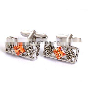 New product diamond cufflinks fashion jewelry luxurious crystal cufflinks zircon cufflinks best men