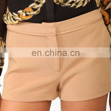 Satin Trimmed Trouser Shorts CSS0072