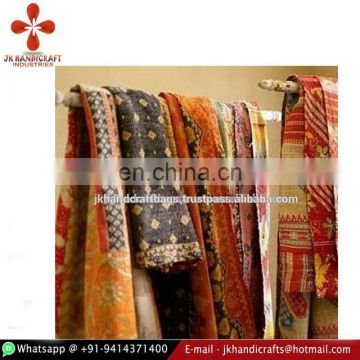 Wholesale Reversible Hand Stitch Sari Kantha Quilts