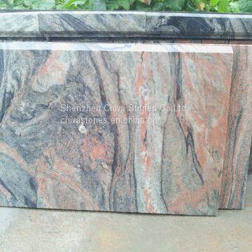 Cheap Granite China Multicolor Juparana Red Granite Rustic Floor Tiles Wall Cladding Wall Tiles Wall Facade Floor Tiles photo-3