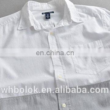 OEM Casual Men's Fancy Style Shirt Boys 100% Cotton Shirt Joint Dress Shirt photo-3