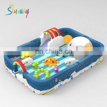 Animal Outdoor Kids Inflatable Sheep Play Station Large Inflatable Fun City photo-2