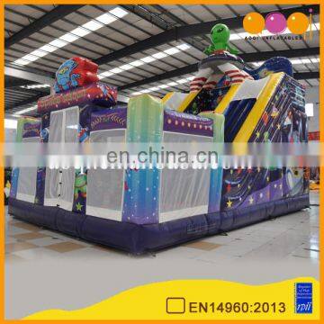 20 yesrs experience china inflatable factory space station inflatable children's slide for sale