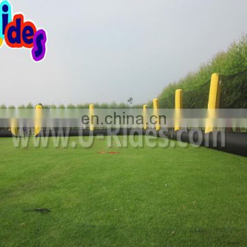 Inflatable paintball netting