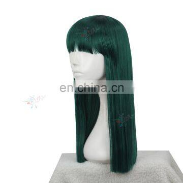 Styler Brand Dark Green Wig Front Synthetic Fiber Cosplay Wig With Low Price photo-3