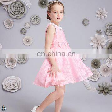 T-GD033 Chiffon Fabric Type High Quality Going Out Summer Burn Design Girl Dress