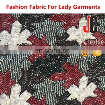 Stretch Fabric Recycled Polyester Rayon Spandex T/R Yarn Dyed Jacquard Stretch Knit Polyester Fabric photo-5