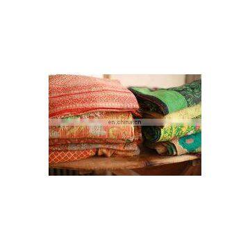 Antique Kantha Bedcover