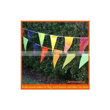 custom advertising fabric pennant string