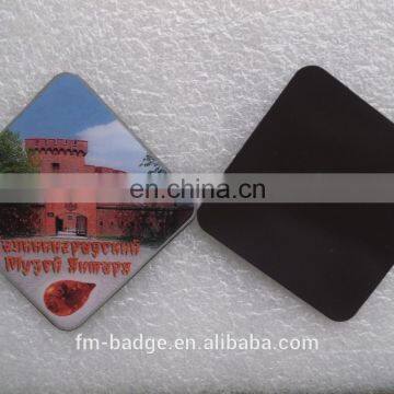 2016 Top Selling Wholesale Cheap Custom Resin Refrigerator Magnet, Good for Promotion Gifts, Rhombus Shape Fridge Magnetic