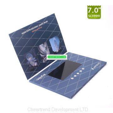 video booklet lcd video brochure video in print brochure with usb cable