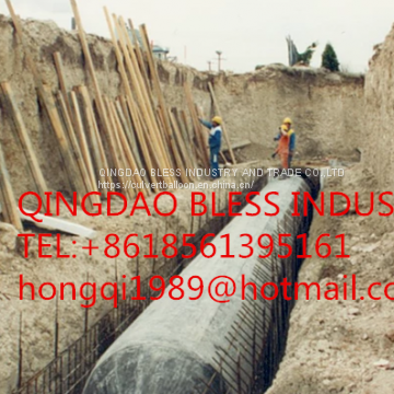 900X15mm Rubber Culvert Balloon/Inflatable Rubber Core Mold Exported to South Africa