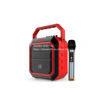 New product 30w Karaoke Bluetooth Speaker with FM Radio and Flashing DJ Lights