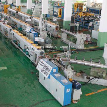 PE Water Supply Gas Distribution Pipe Production Line photo-3
