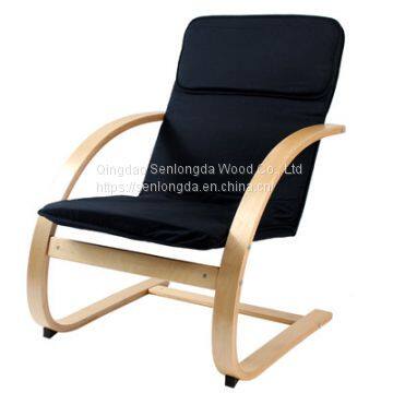 Cheap Affordable North Europe Style Living Room Wood Relax Chair photo-2