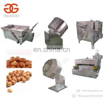 Full Automatic Flavoring Coated Groundnut Processing Machine Peanut Roasting Coating Product Line