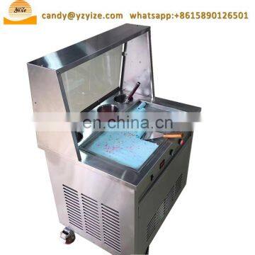Multi- Function Double Round Pan Fried Ice Cream Roll Machine photo-2