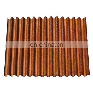 A606 type 4 Corrugated Corten Steel Roofing Sheet