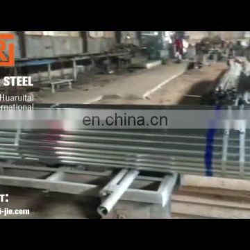 JIS G3444 STK500 48.6mmx2.4mm hot dip galvanized steel pipe for scaffolding