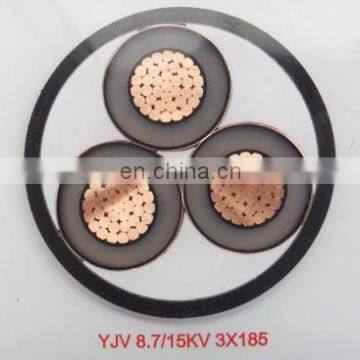 China Cable Manufacturer 11kv 50mm 70mm 95mm 185mm 630mm Xlpe Insulated Pvc Sheathed Power Cable Price photo-4